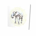Fondo 16 x 16 in. Elephant on Mandalas Pattern-Print on Canvas FO2789351